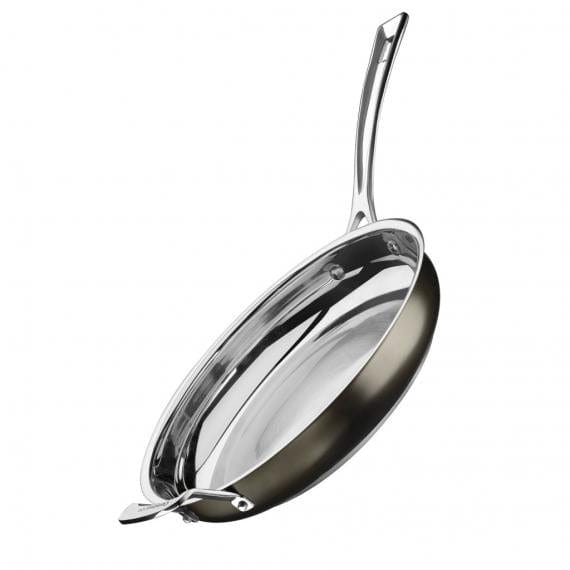 Cuisinart 12" Skillet with Helper Handle & Cover, Black