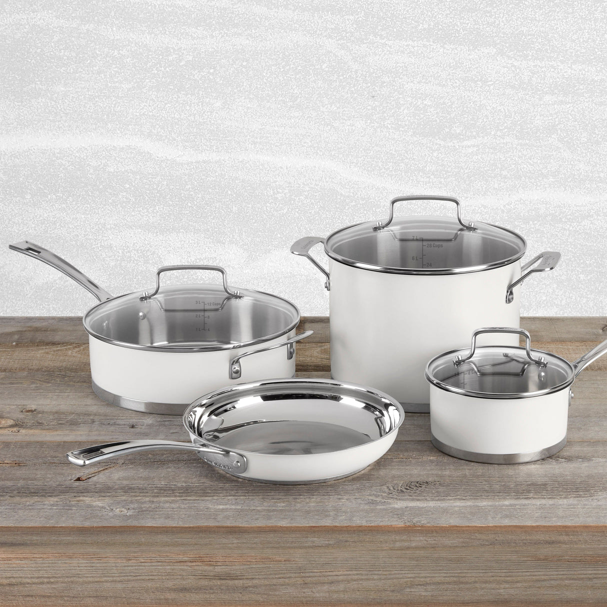 Cuisinart 11 Piece Matte White Set, White