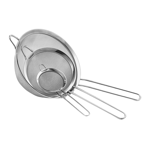Cuisinart Mesh Strainers (Set of 3), Silver