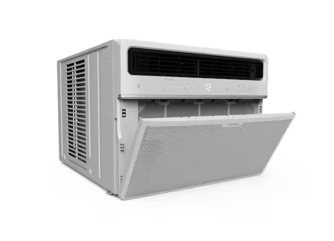 Toshiba 14500 BTU 115V Smart Wi-Fi Window Air Conditioner with Touch Control & Remote for up to 700 sq. ft., White - Certified Refurbished