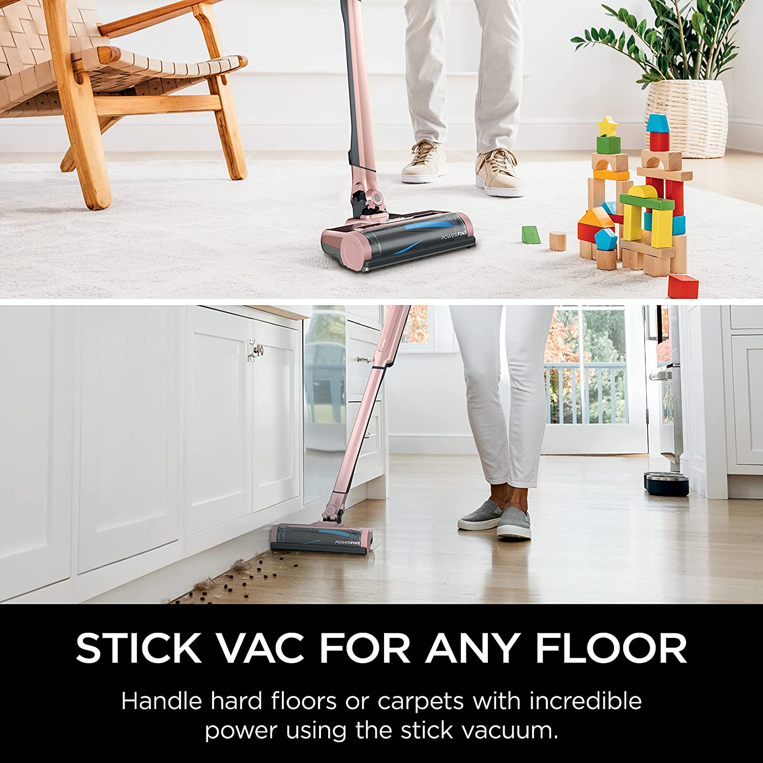Shark Wandvac Ultra-Lightweight Powerful Cordless Stick Vacuum, Mauve