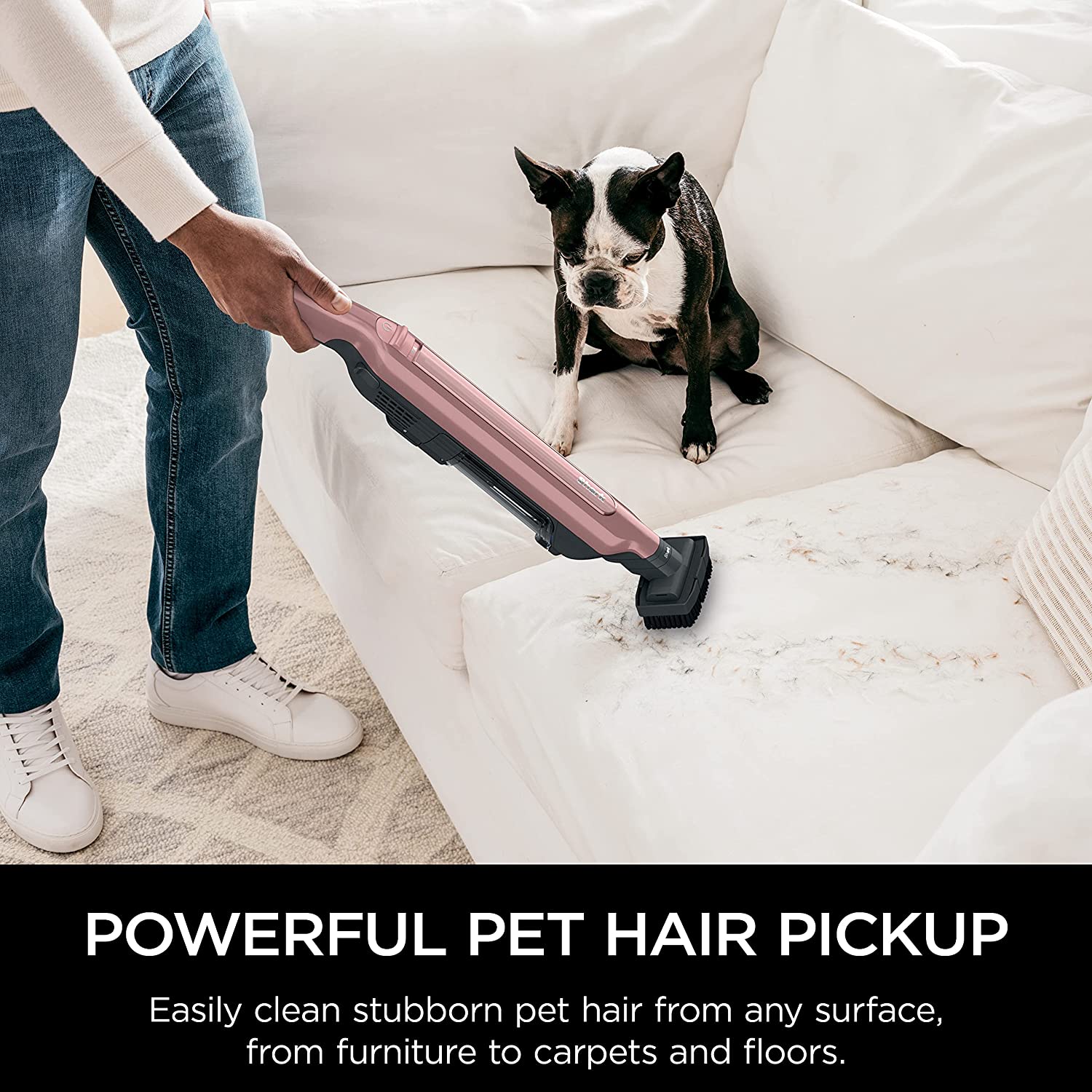 Shark Wandvac Ultra-Lightweight Powerful Cordless Stick Vacuum, Mauve