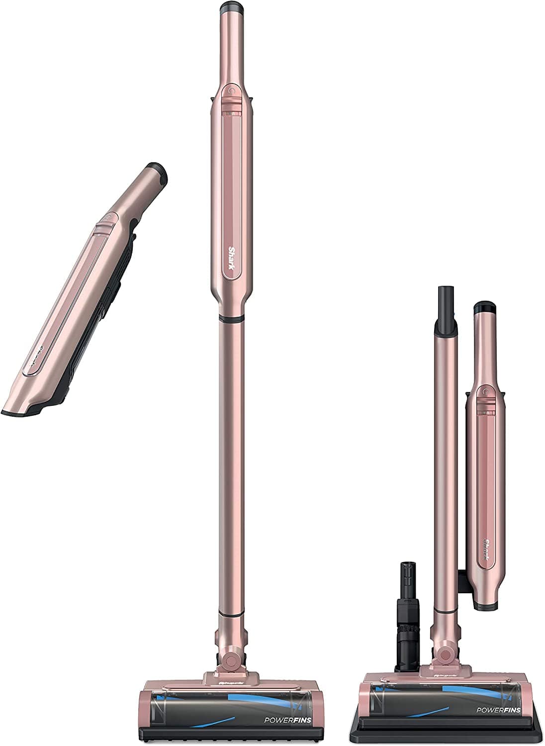 Shark WANDVAC System Ultra-Lightweight Powerful Cordless Stick Vacuum with Charging Dock Rose Gold