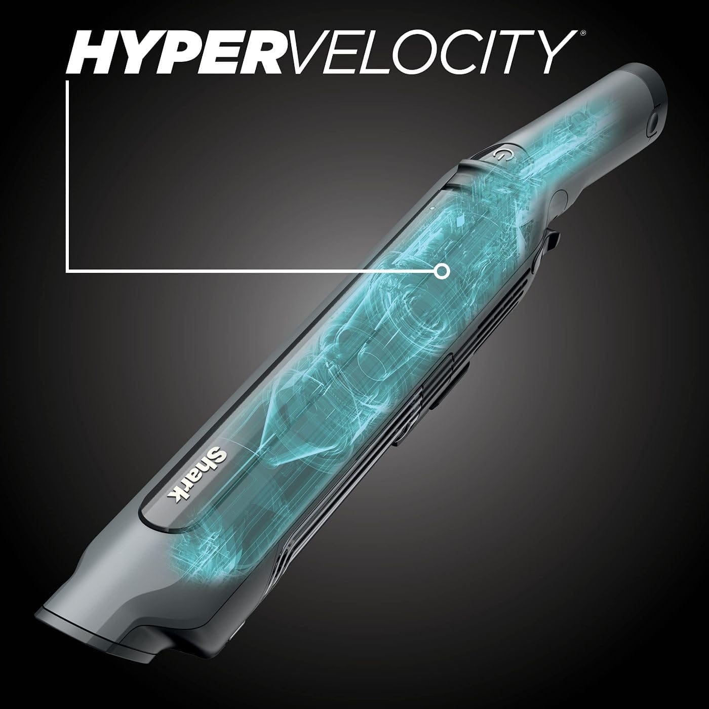 Shark WANDVAC Pet Ultra-Lightweight Cordless Stick Vacuum with PowerFins Brushroll & Charging Dock, Steel Grey - Open Box