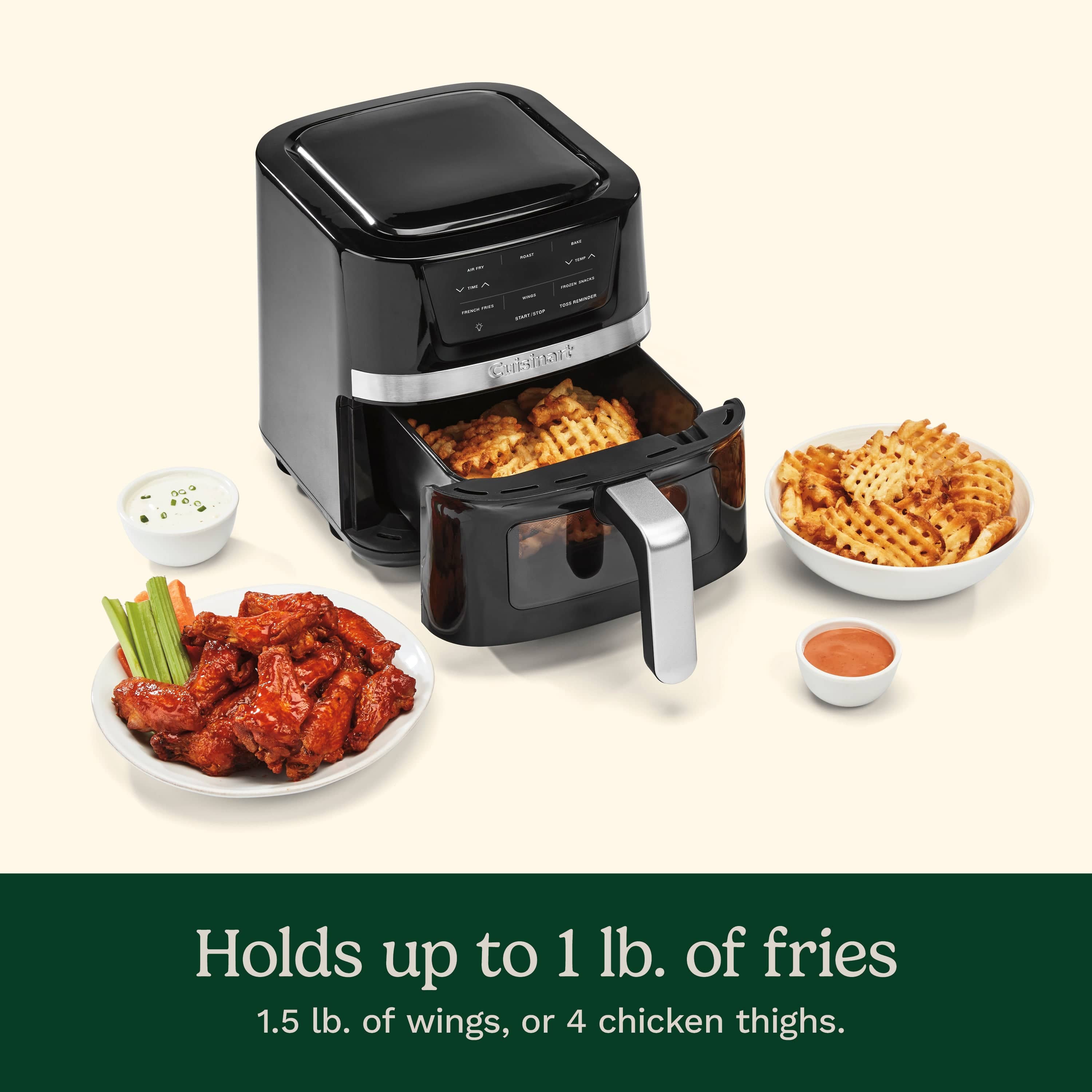 Cuisinart 2.6-qt Basket Air Fryer, Black