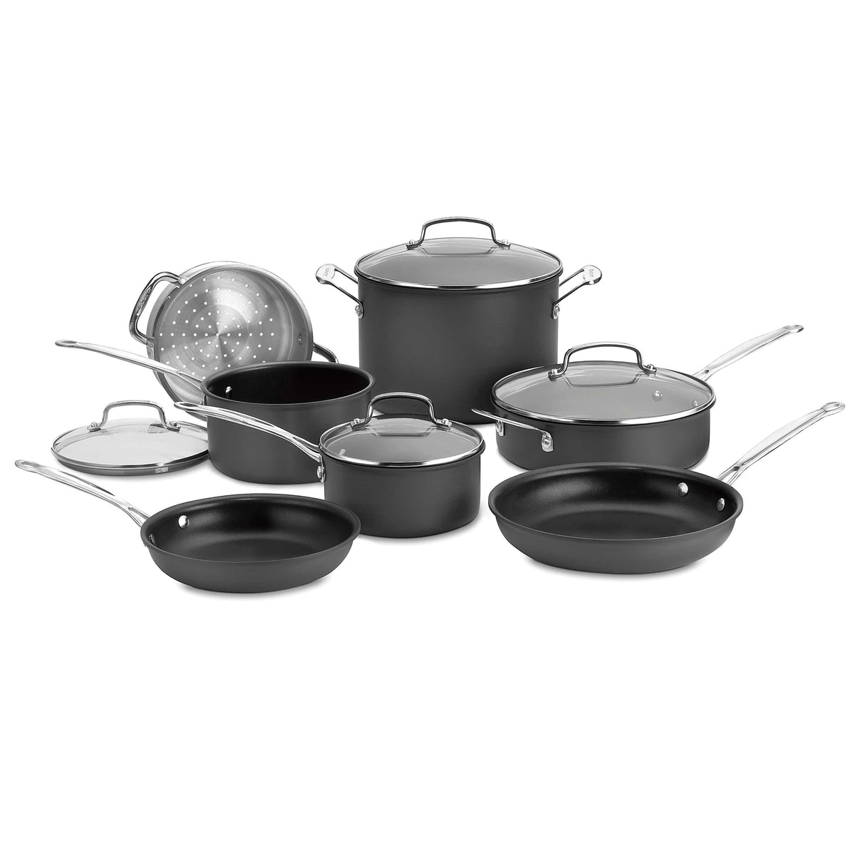 Cuisinart Chef's Classic™ Nonstick Hard Anodized 11 Piece Set, Black