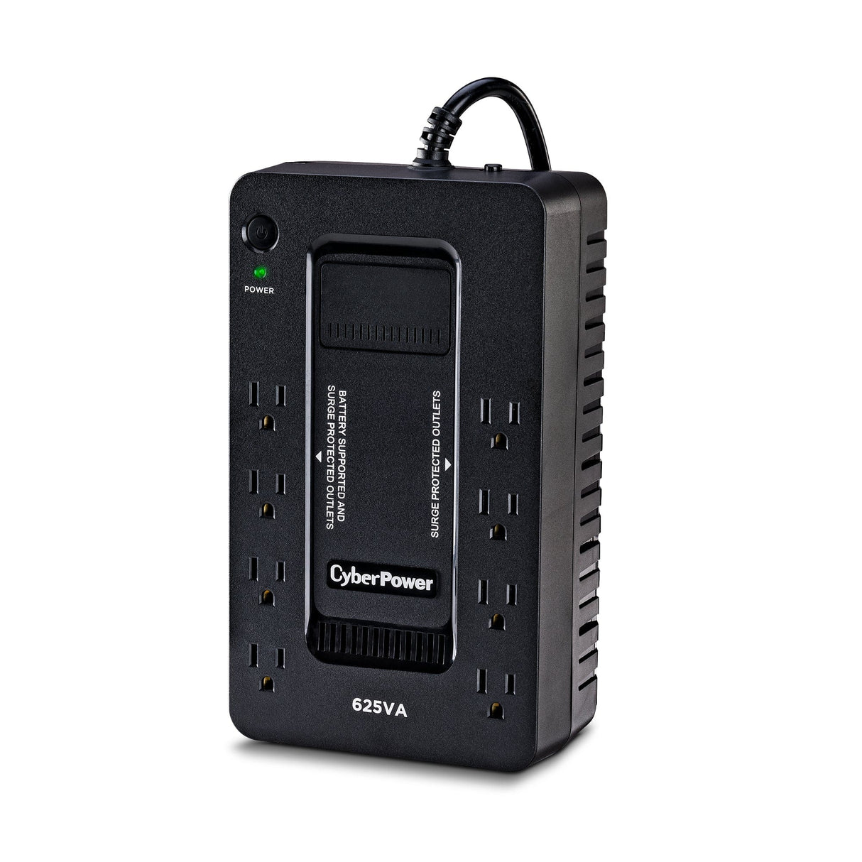 CyberPower XC625 625VA/375W 8-Outlet UPS, New Battery - Certified Refurbished