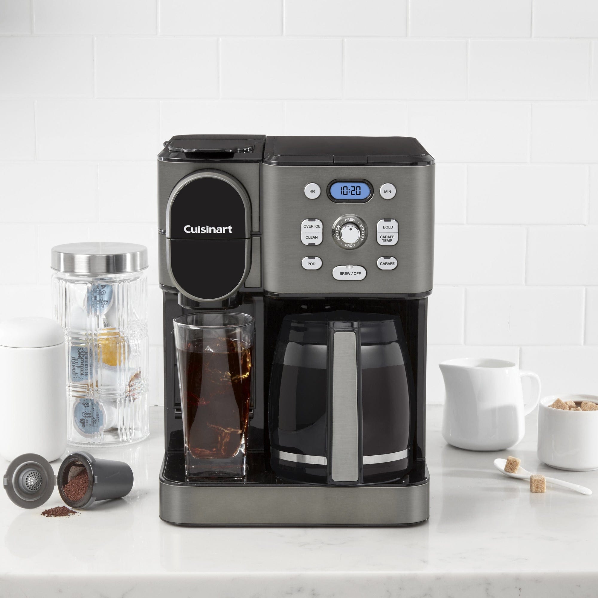 Cuisinart Coffee Center® 2-in-1 Coffee Maker Black Stainless, Black