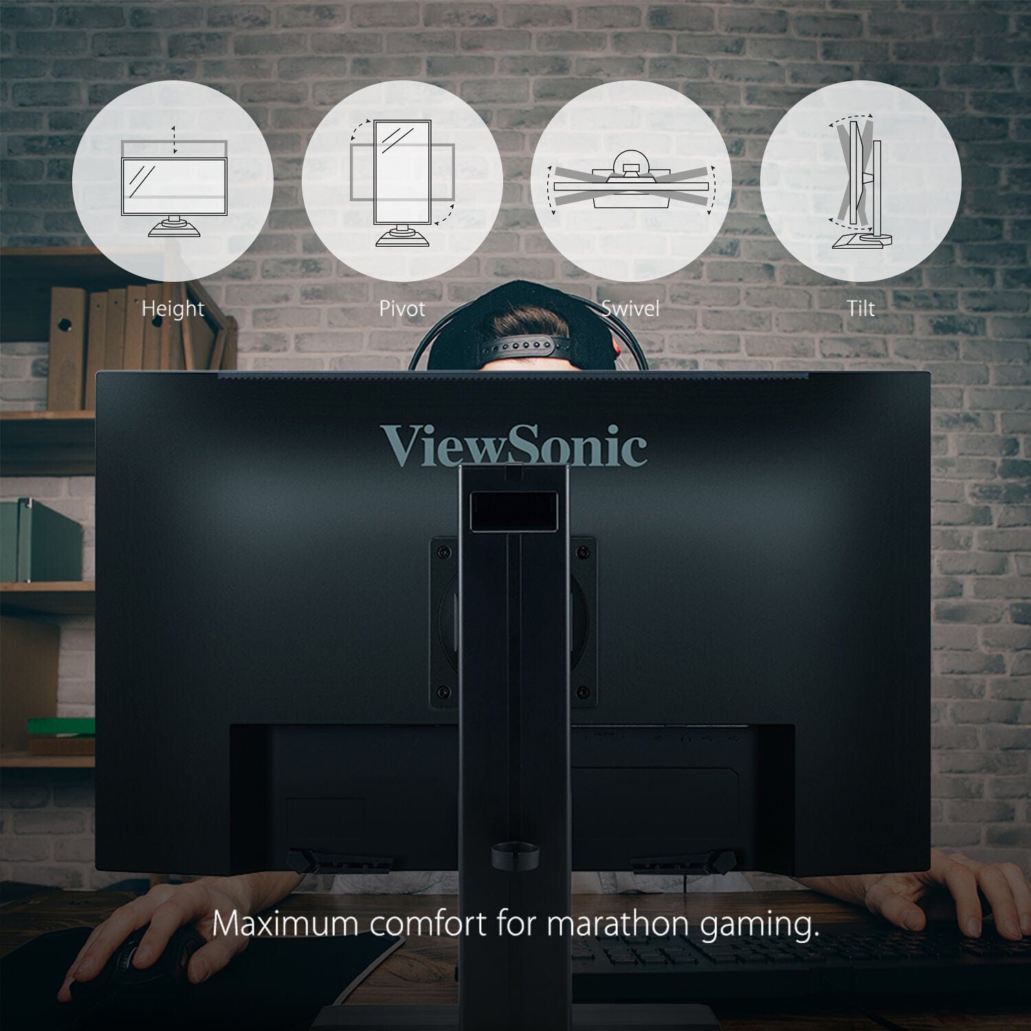 ViewSonic 24� 240Hz IPS Gaming Monitor - Certified Refurbished