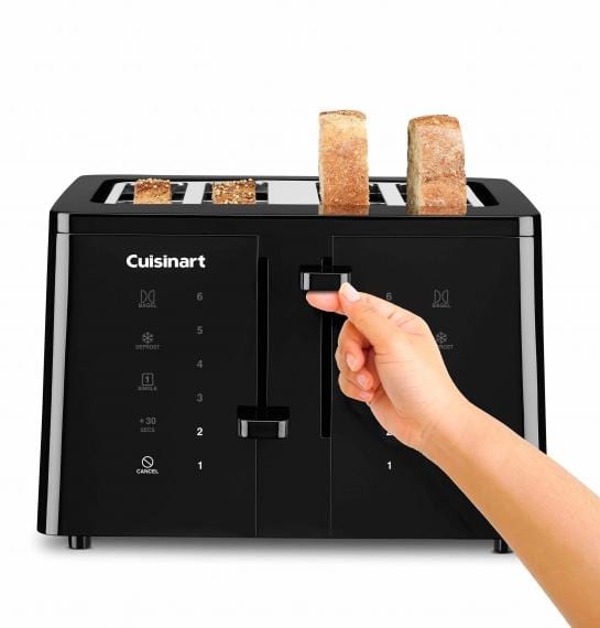 Cuisinart 4 Slice Touchscreen Toaster, Black