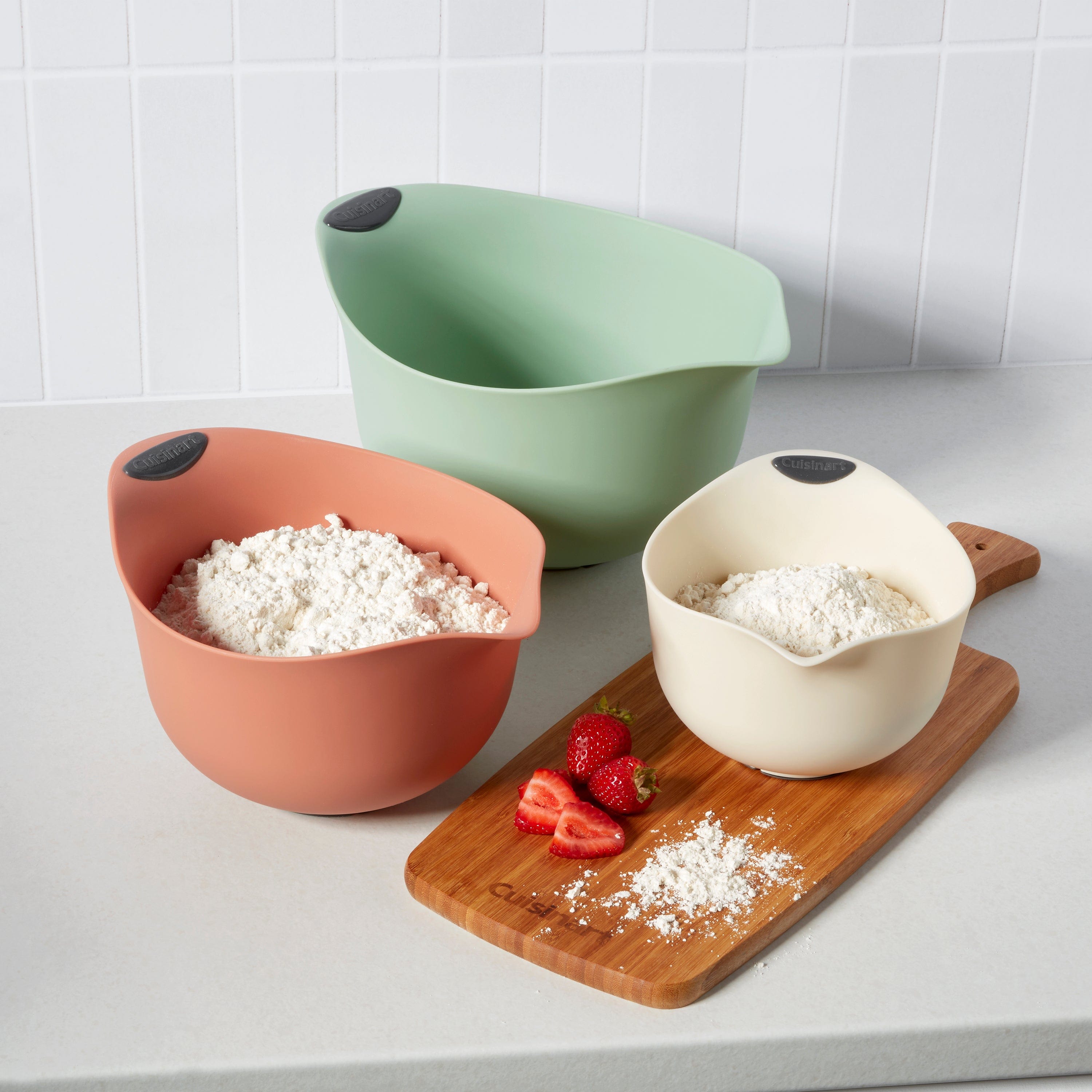 Cuisinart Mixing Bowls (Set of 3), Multicolor