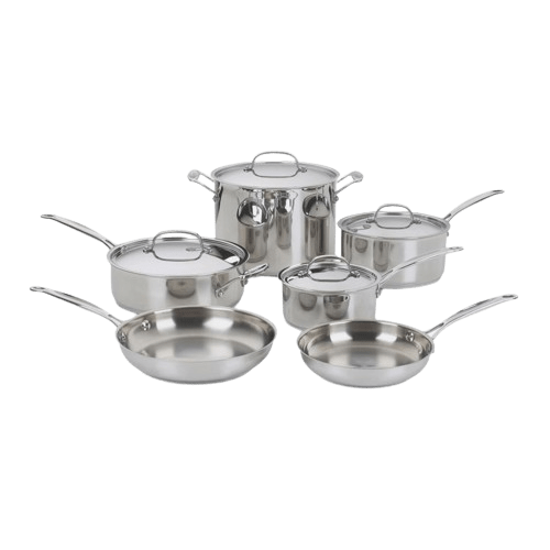 Cuisinart Chef's Classic™ Stainless 10 Piece Set, Silver
