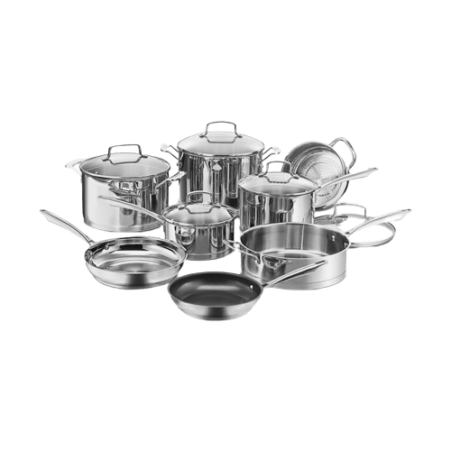 Cuisinart Professional Series™ Cookware 13 Piece Set, Silver