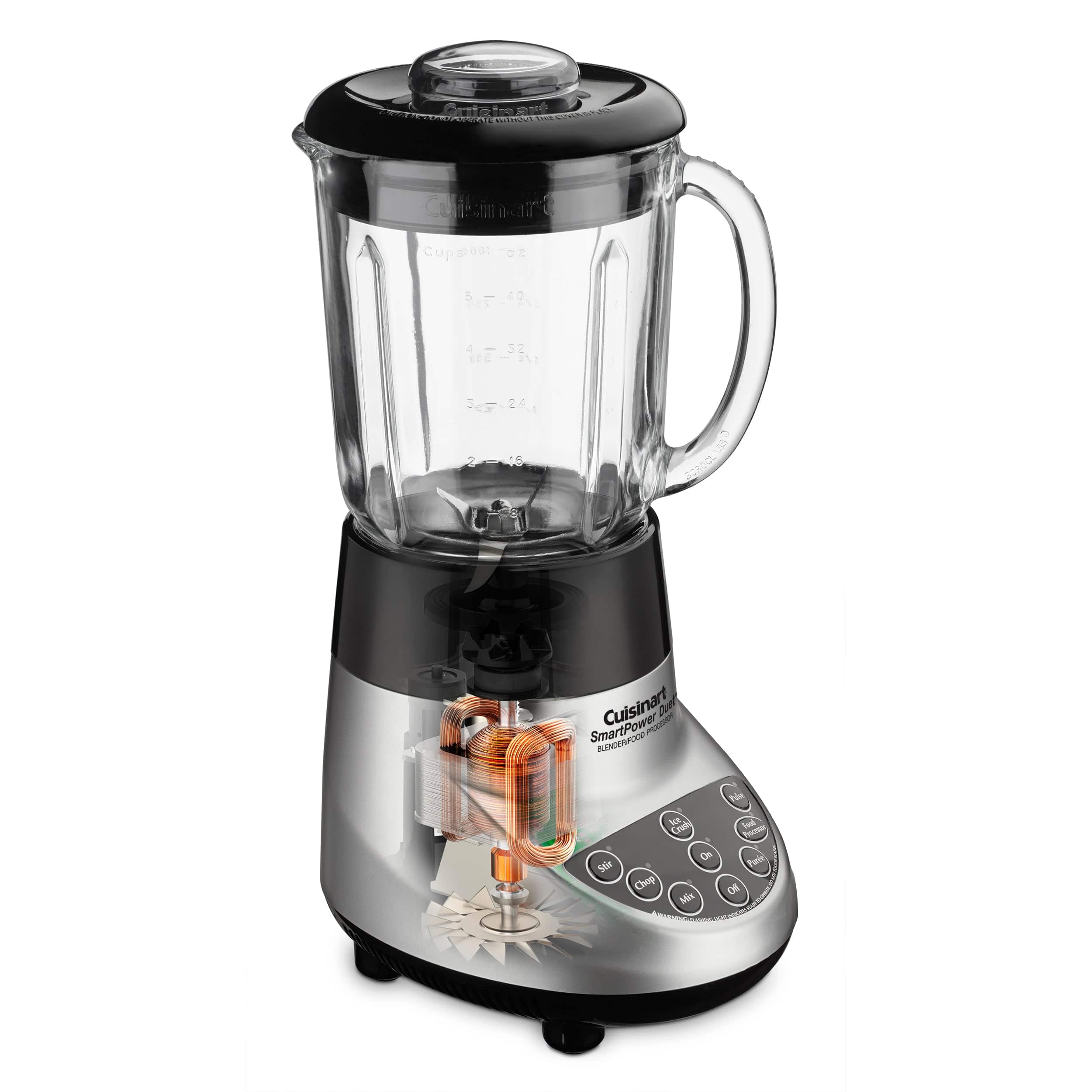 Cuisinart SmartPower™ Duet 500 Watt Blender/Food Processor, Black