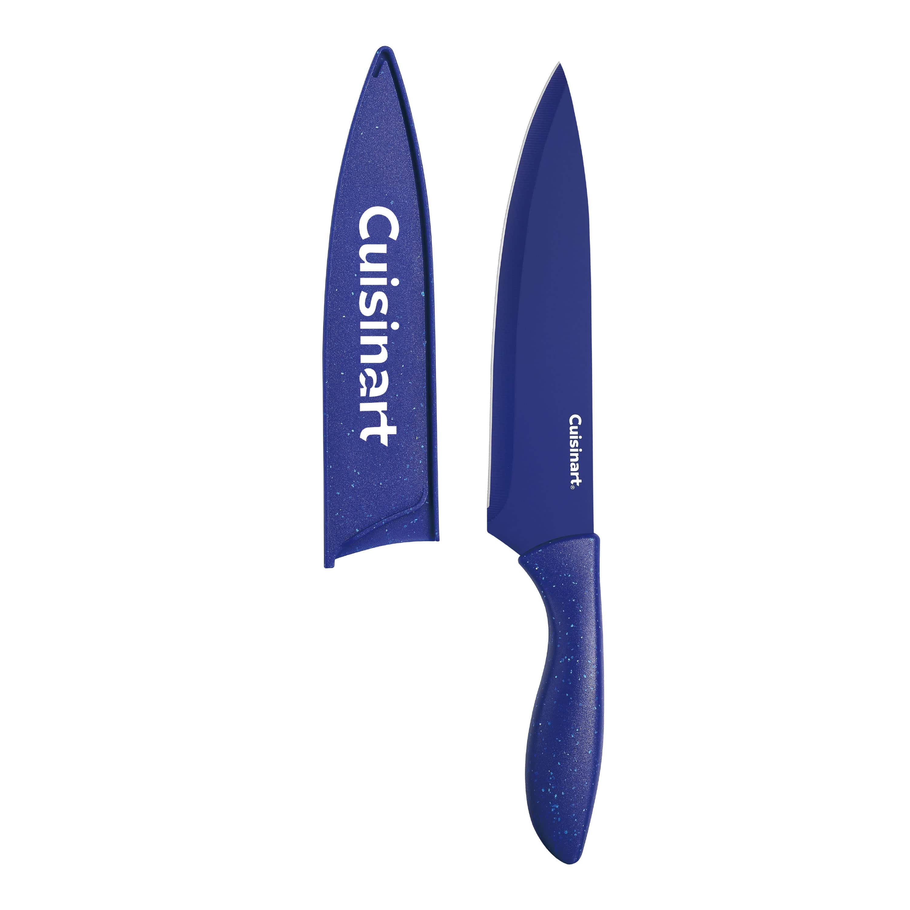 Cuisinart 10-Pc Ceramic Coated Oceanware Knife Set, Blue