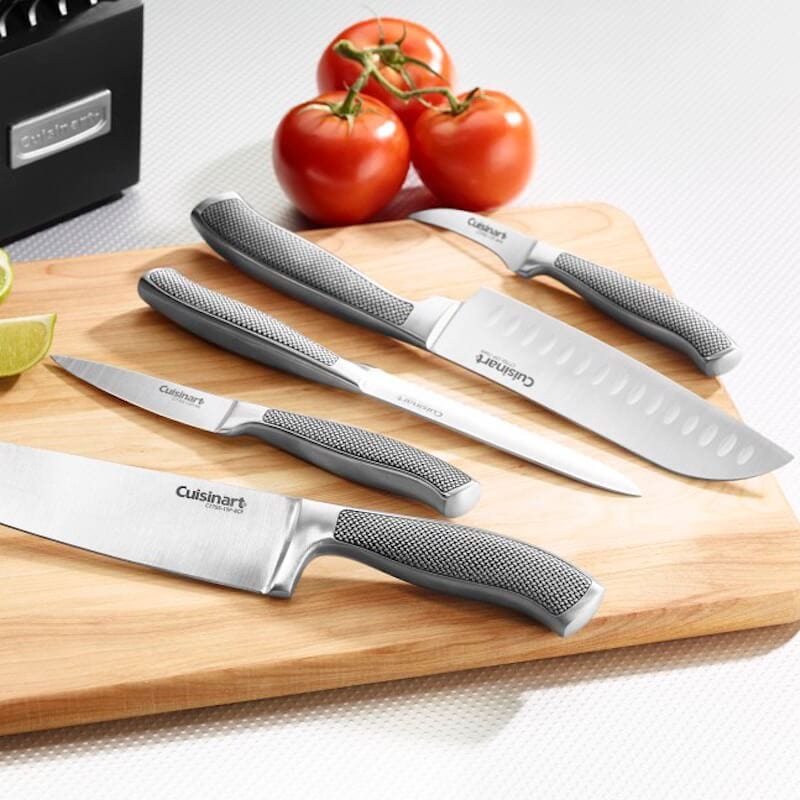 Cuisinart Graphix 15 Piece Knife Block Set, Silver