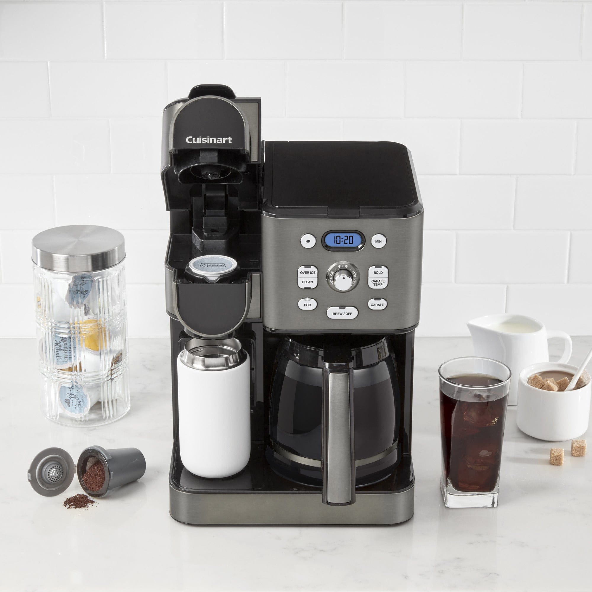 Cuisinart Coffee Center® 2-in-1 Coffee Maker Black Stainless, Black