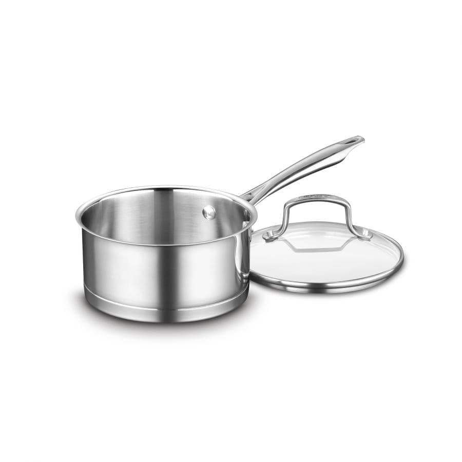 Cuisinart 1.5 Quart Saucepan with Cover, Silver