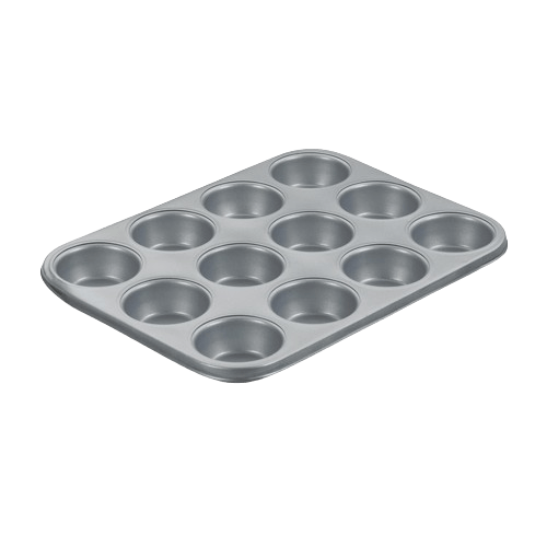 Cuisinart 12 Cup Muffin Pan, Silver