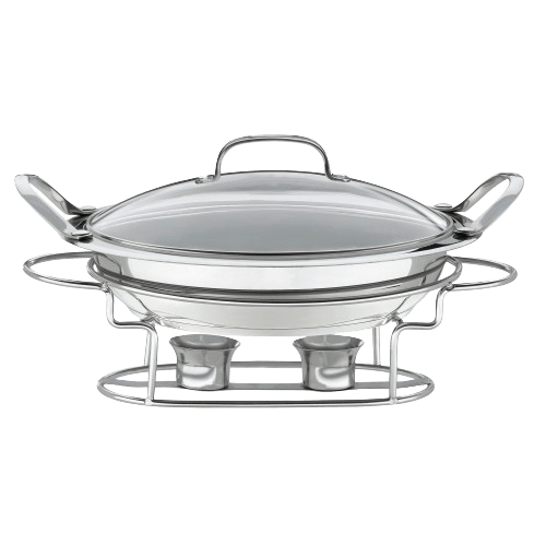 Cuisinart Classic Entertaining Collection 11" Round Buffet Server, Silver