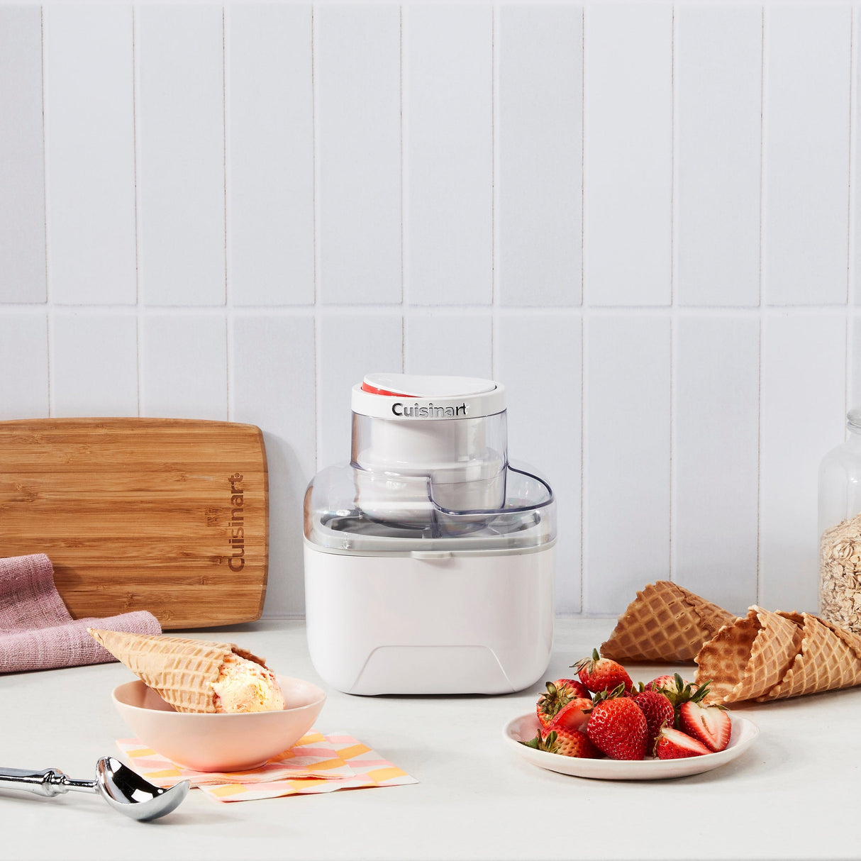 Cuisinart 1 Pint Wonder Ice Cream Maker, White