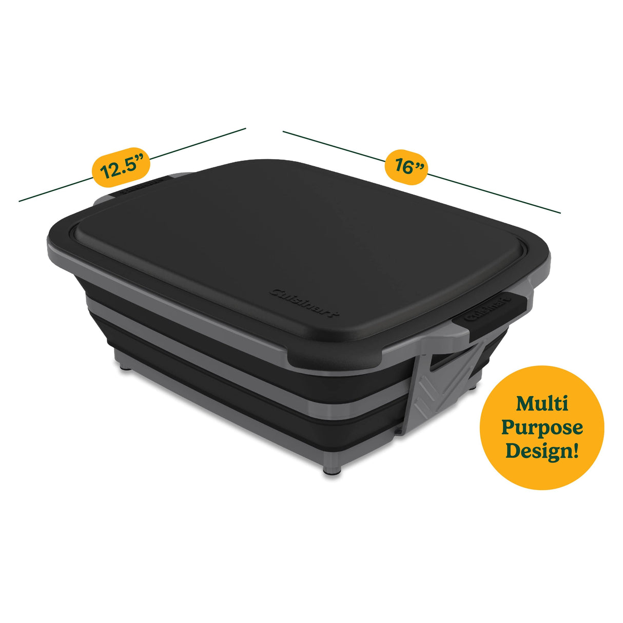 Cuisinart 4-in-1 Expandable Prep & Serve Tub, Black