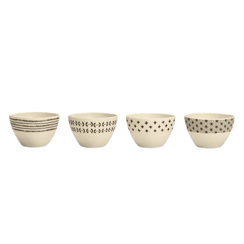 Cuisinart Set of 4 Pinch Bowls, Cream