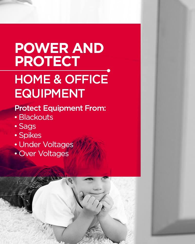 CyberPower CP350COM 350VA/255W 6 Outlets Compact UPS Battery Backup - New Battery Certified Refurbished