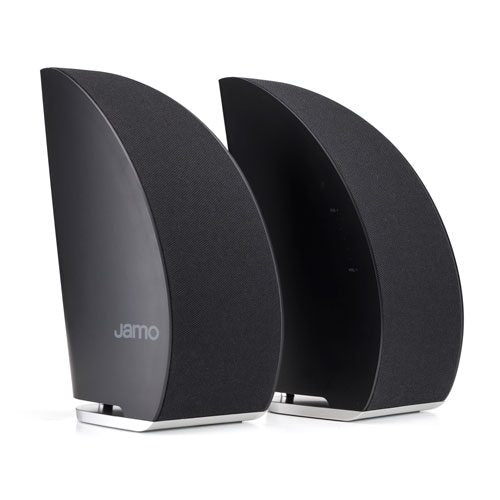 Jamo J1066004-RB DS5 Wireless Bluetooth Designer Speakers Pair, Black - Certified Refurbished