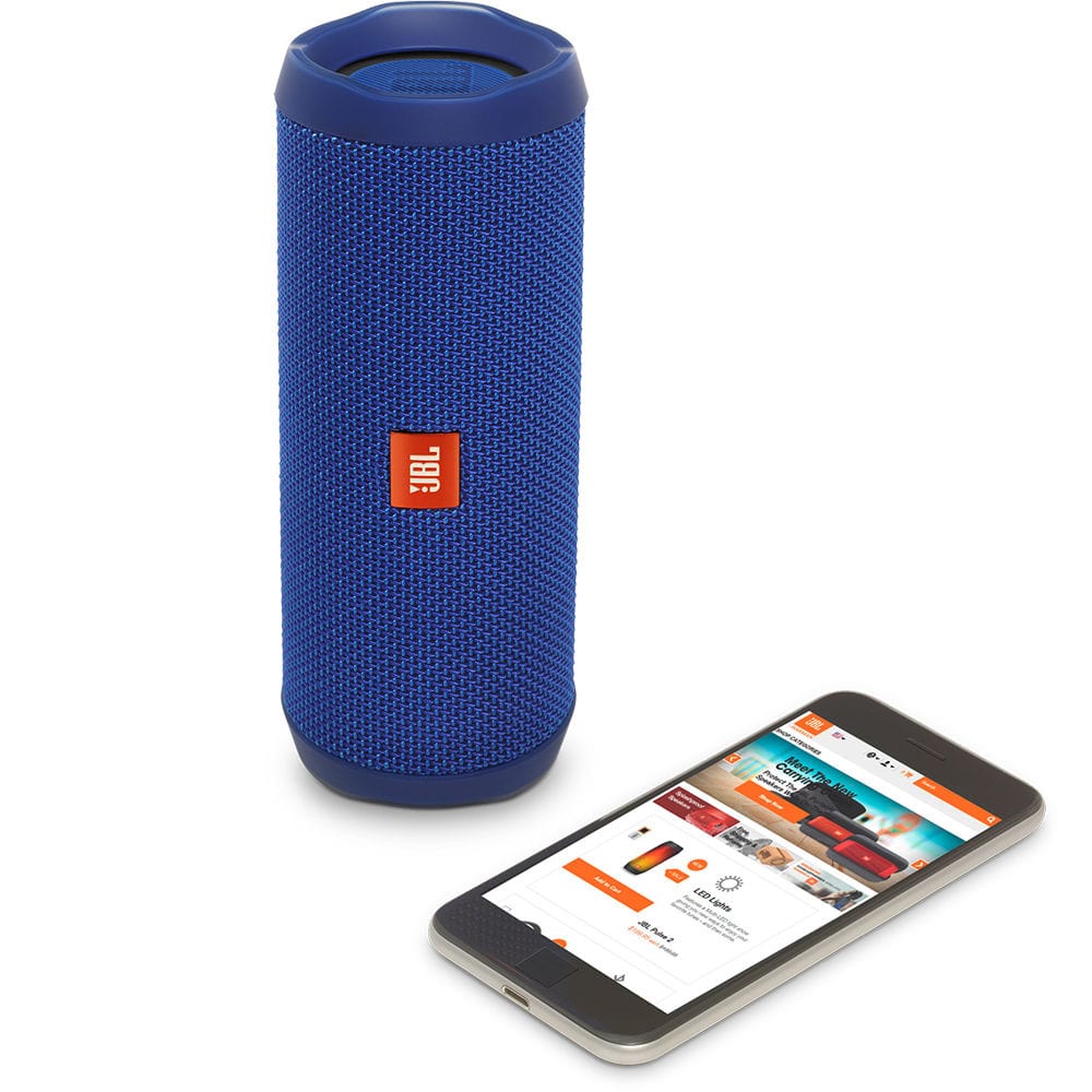 JBL Flip 4 Bluetooth Speaker Ocean Blue - Certified Refurbished