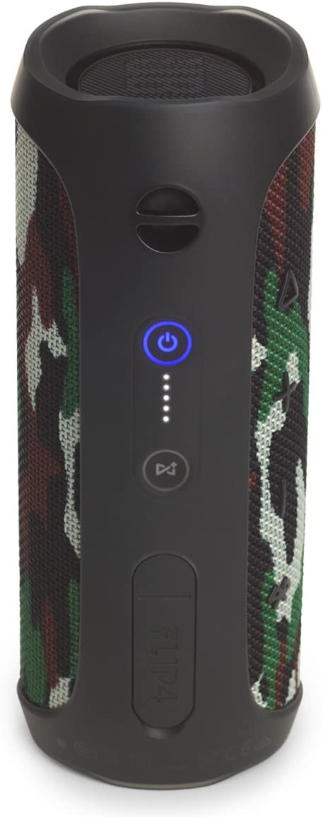 JBL Flip 4 Bluetooth Waterproof Portable Speaker, Camo - Certified Refurbished