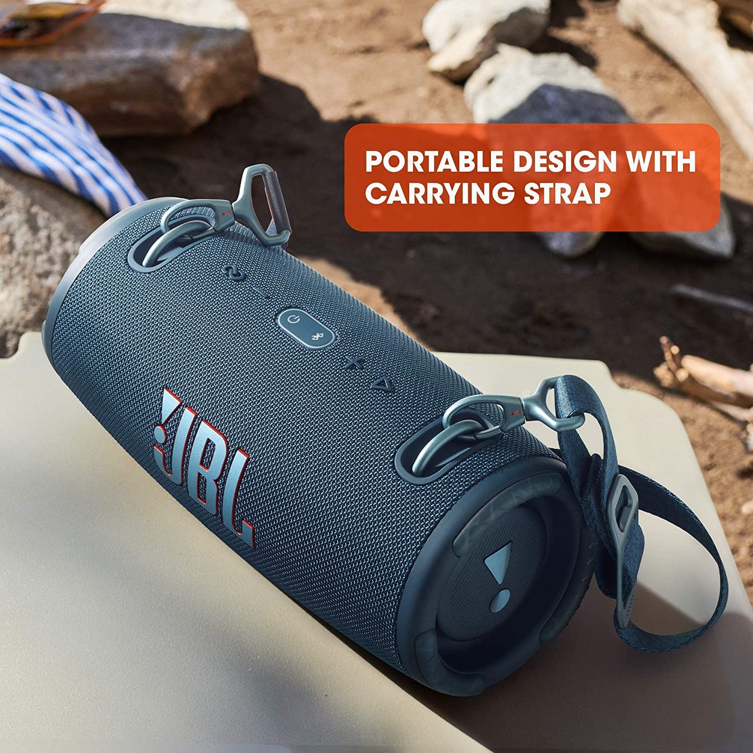 JBL Xtreme 3 Portable Waterproof Speaker Blue - Certified Refurbished