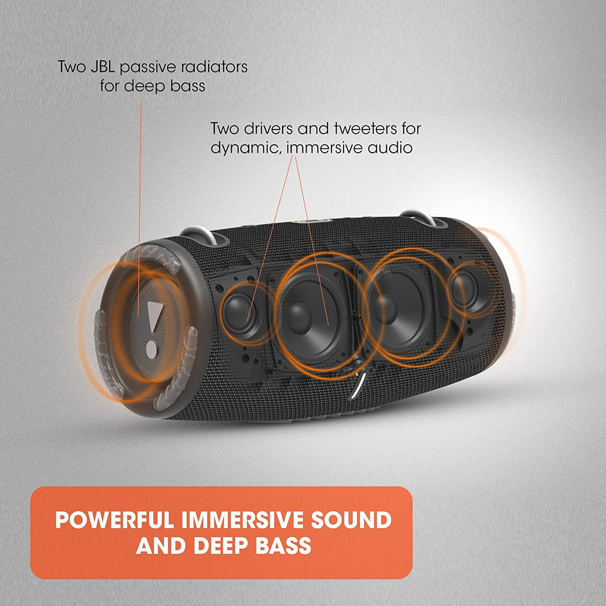 JBL Xtreme 3 Portable Waterproof Speaker Blue - Certified Refurbished