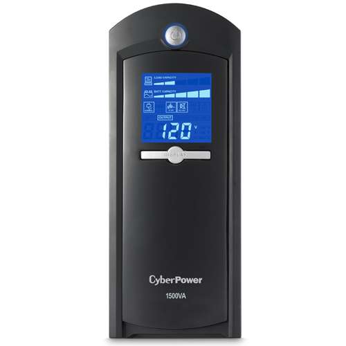 CyberPower Simulated Sine Wave 1500VA / 900W 8 Outlets USB UPS Battery Backup - New Battery Certified Refurbished