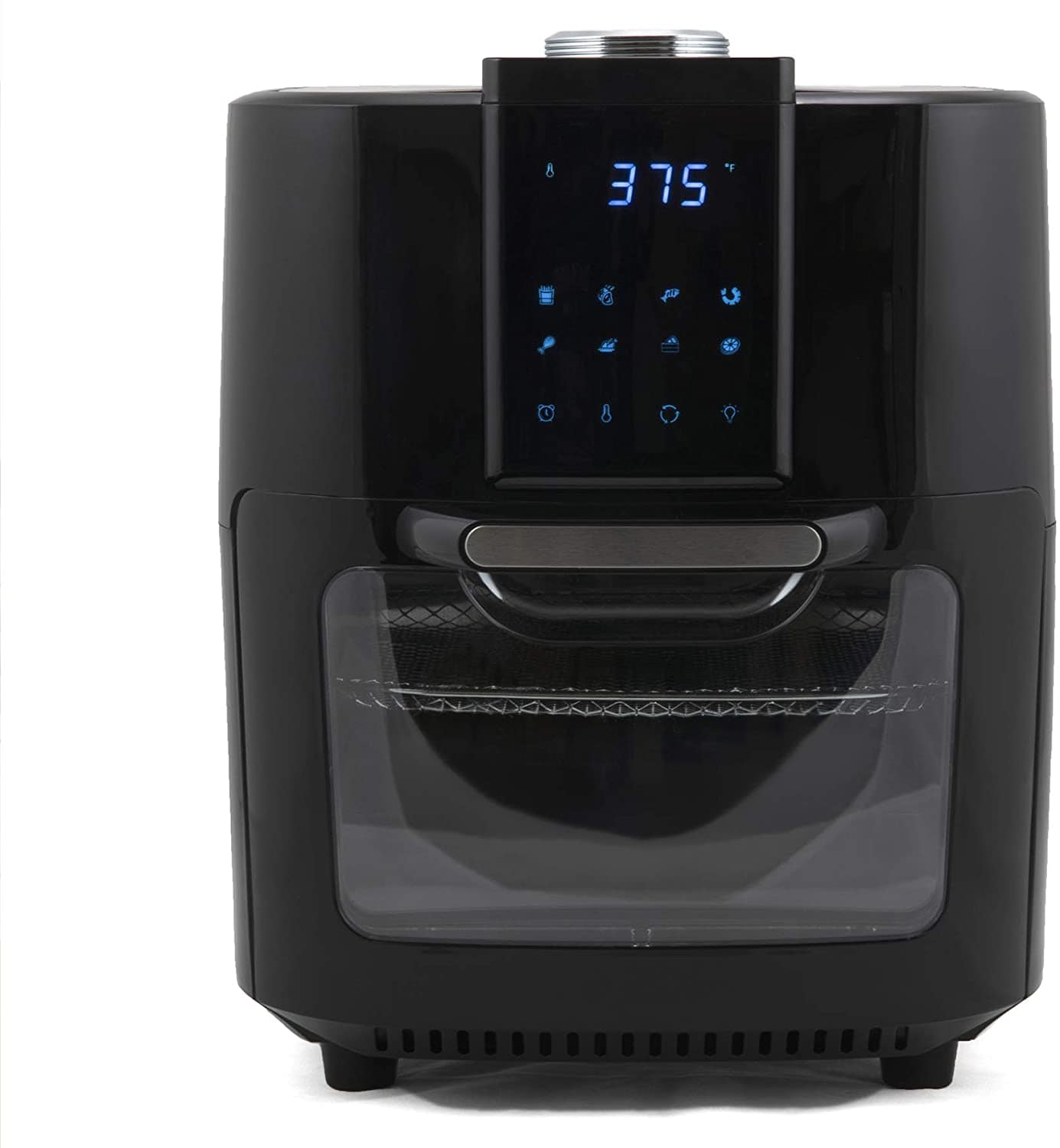 Paula Deen 13 QT 1700 Watt XL Family-Sized Air Fryer Oven with Rapid Air Circulation System, Black - Refurbished