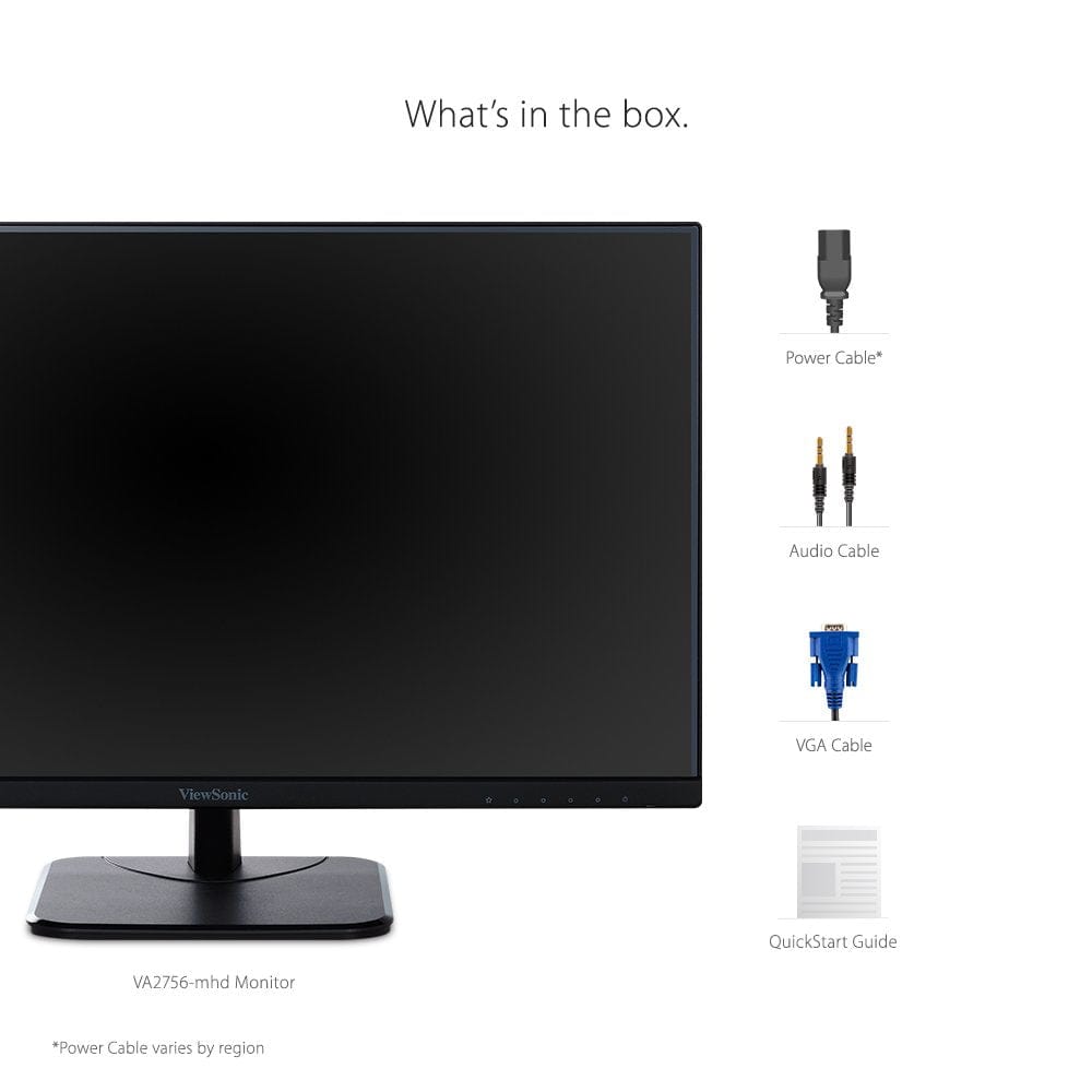 ViewSonic 27" 16:9 Reduced Bezel IPS Monitor - Certified Refurbished