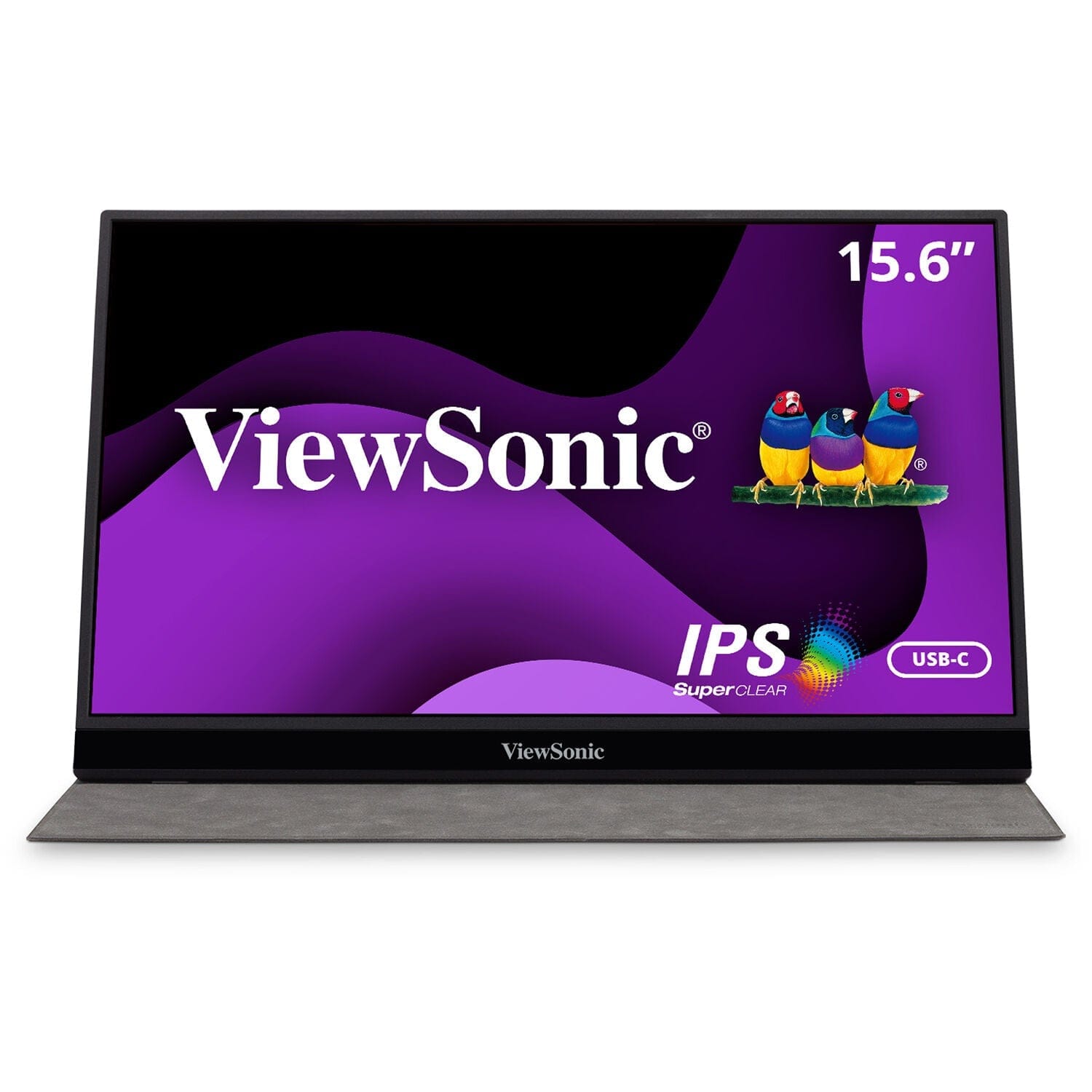 ViewSonic VA1655 15.6 Inch | 1920x1080 | IPS Panel | Portable Monitor |  Mobile Ergonomics | USB-C | HDMI