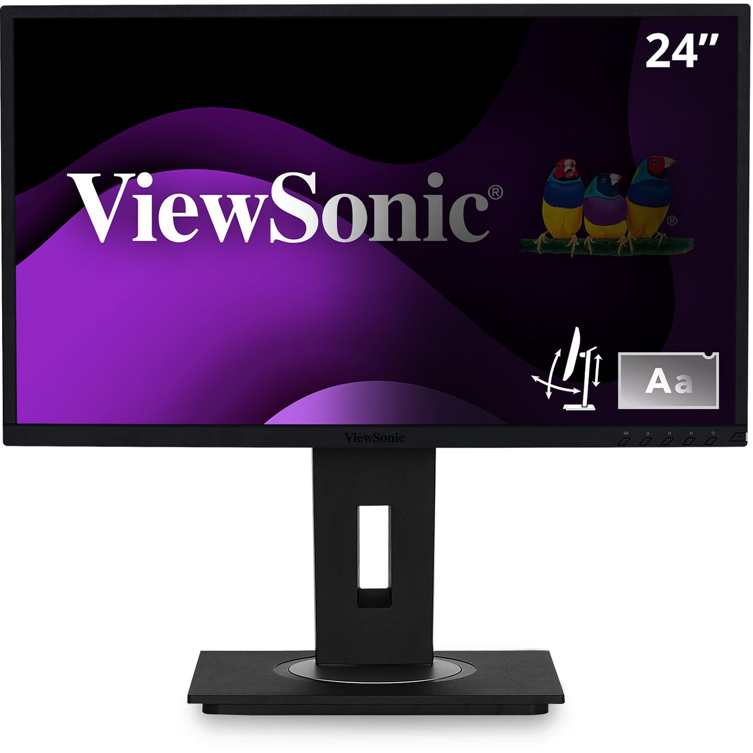 ViewSonic VG2448-PF-S 23.8" 16:9 Integrated Privacy Filter IPS Monitor - Certified Refurbished