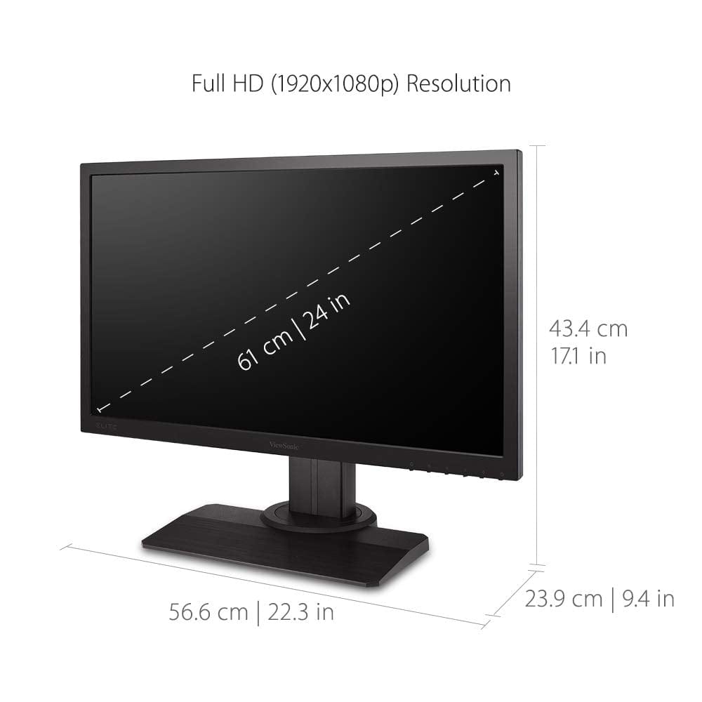 ViewSonic 24" 16:9 144 Hz FreeSync Gaming LCD Monitor - Certified Refurbished