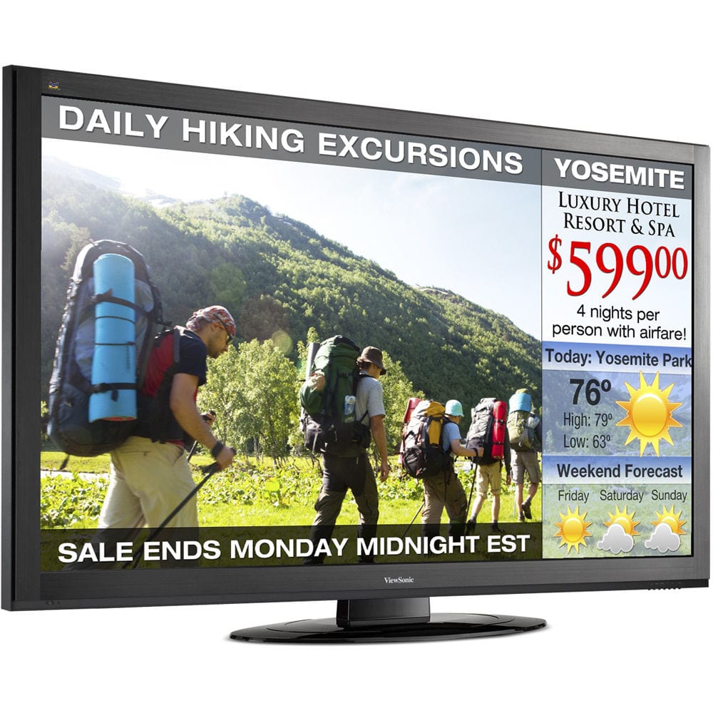 ViewSonic 65" LED LCD Display - Certified Refurbished