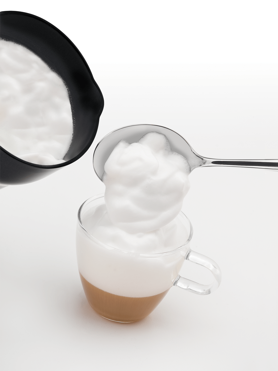 Capresso FROTHPRO-RB Cappuccino, Espresso, Latte and Hot Chocolate Froth Pro Milk Frother Black Matte - Certified Refurbished