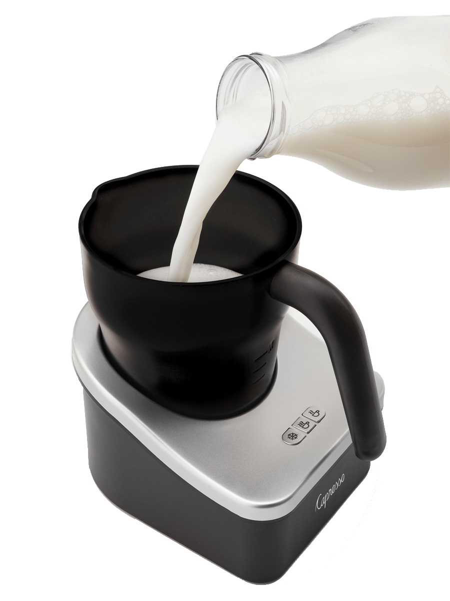 Capresso FROTHPRO-RB Cappuccino, Espresso, Latte and Hot Chocolate Froth Pro Milk Frother Black Matte - Certified Refurbished