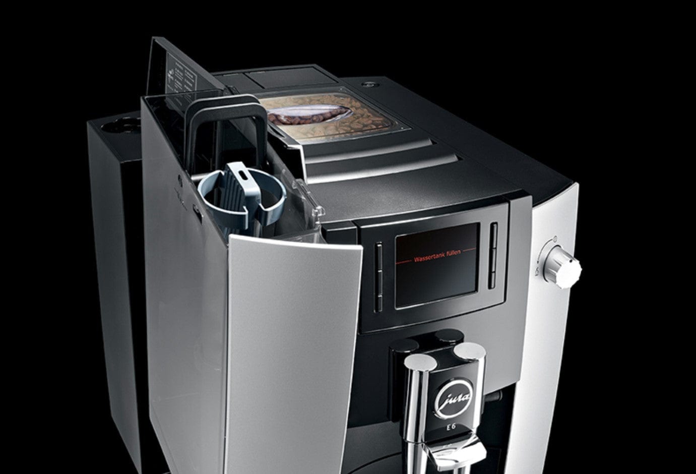 Jura 15070.99 E6 Automatic, Center Coffee Maker Platinum Certified Refurbished