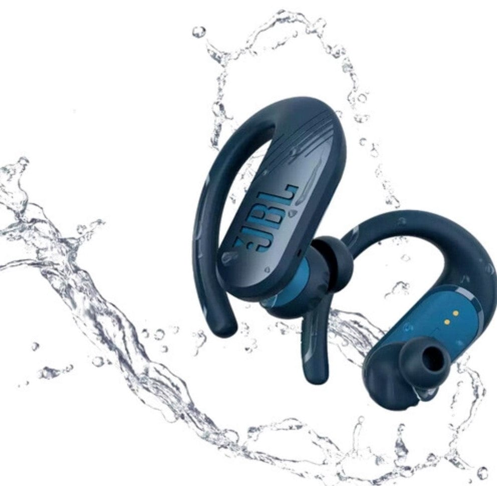 JBL Endurance Peak II Waterproof Wireless In-Ear Headphones Blue - Certified Refurbished