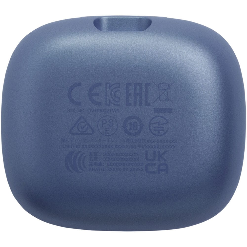 JBL Live Pro TWS 2 Noise Cancelling In Ear Headphones Blue - Certified Refurbished