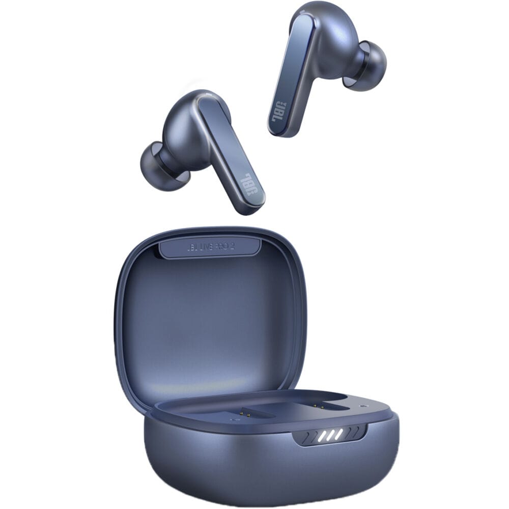 JBL Live Pro TWS 2 Noise Cancelling In Ear Headphones Blue - Certified Refurbished