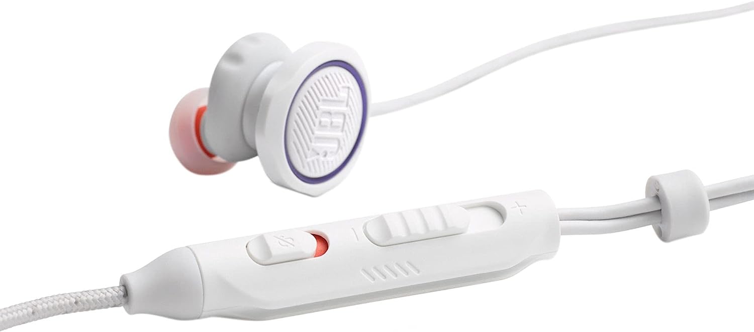 JBL Quantum 50 Wired In-Ear Gaming Headphones White - Certified Refurbished