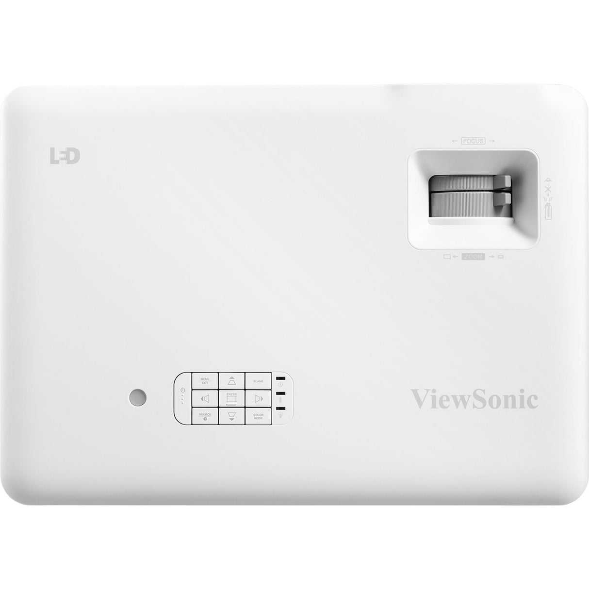 ViewSonic LS600W-S Bright 3000 Lumens WXGA Lamp Free LED Projector w/ HV Keystone - Certified Refurbished