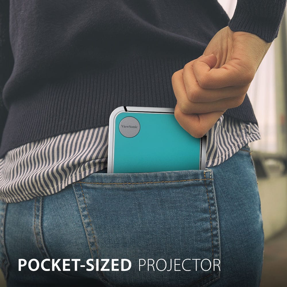 ViewSonic M1 Mini LED Pocket Projector with JBL Speaker - Certified Refurbished