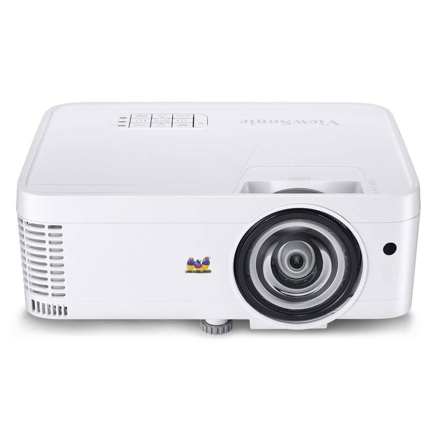 ViewSonic 3700 Lumens WXGA HDMI Networkable Short Throw Projector for Home and Office - Certified Refurbished